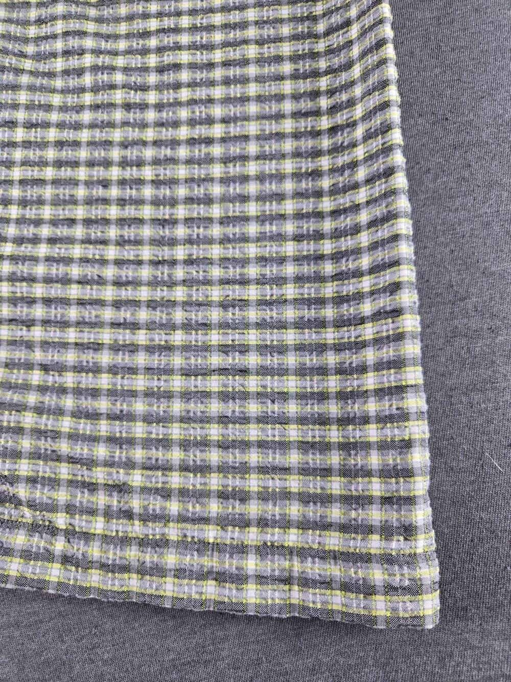Jimmy'Z Shirt Mens Medium Gray Plaid Short Sleeve Button Up Vtg Skateboard - Picture 2 of 8